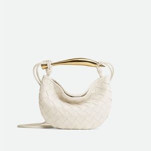 Bottega Veneta Mini Sardine in Chalk